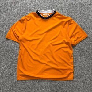 Acne Studios Men’s Orange Multi T-Shirt — Medium (Oversized Fit)